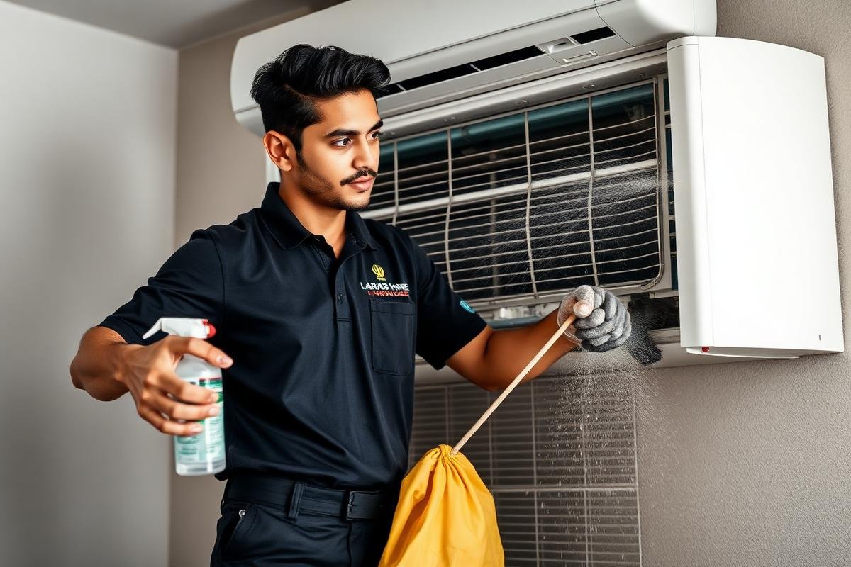 AC Chemical Wash by Laraib Home Services